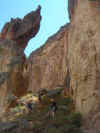 Cuevas los Manos - canyon is prachtig klauteren