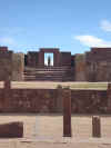 Tiwanaku tempel en monoliet